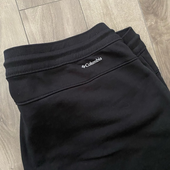 MENS COLUMBIA PANTS WITH POCKETS. BLACK. CUFF ANKLE AND DRAW STRING - Picture 6 of 8